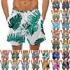 Модные мужские гавайские пляжные спортивные повседневные шорты с ремешками и брюками