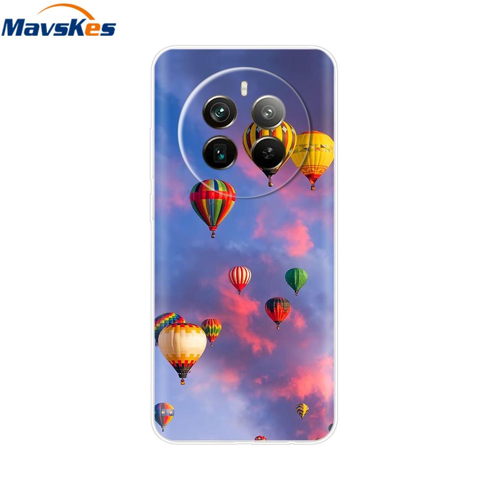Чехол для Realme 12 Pro Realme12 Pro+ Милый Мультяшный Чехол Мягкий Прозрачный Силиконовый Чехол для Телефона Для Oppo Realme 12 Pro Plus 5G ТПУ Бампер