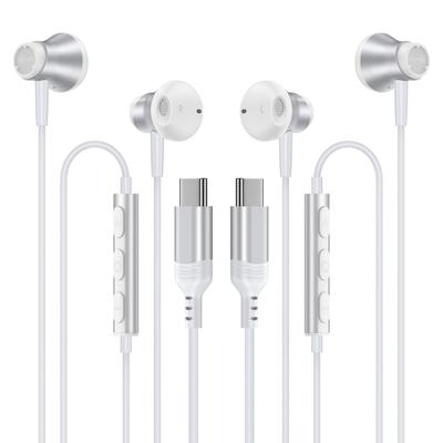 Наушники Type C Проводные наушники Новый релиз Магнитный дизайн iPhone 16 USB Type C наушники с микрофоном HIFI Качество звука Глубокие басы Удобные