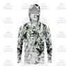 Mens Quick-Dry UV Protection Hooded Fishing Shirt With Breathable Milk Silk Fabric Outdoor Sports Cycling Running