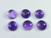 20Cts. Натуральный аметист круглый кристалл кабошон драгоценный камень 6 шт. лот 09X09MM RQ-1779