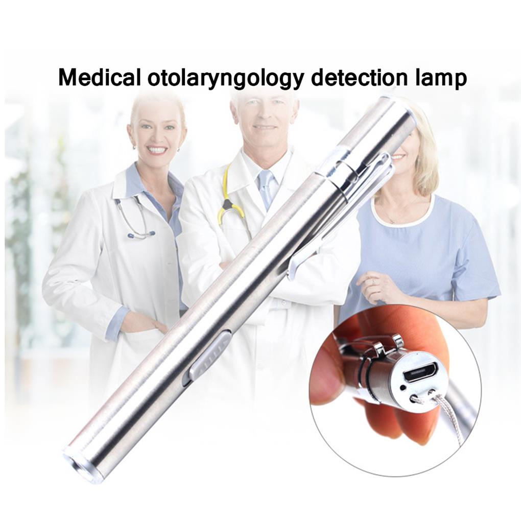 Medical Flashlight Equipment Small Professional USB Rechargeable LED Mini Torch Devices Checking Flashlights Accessory