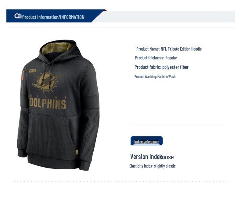 Custom NFL American Football Hoodies for Men - European and American Sizes