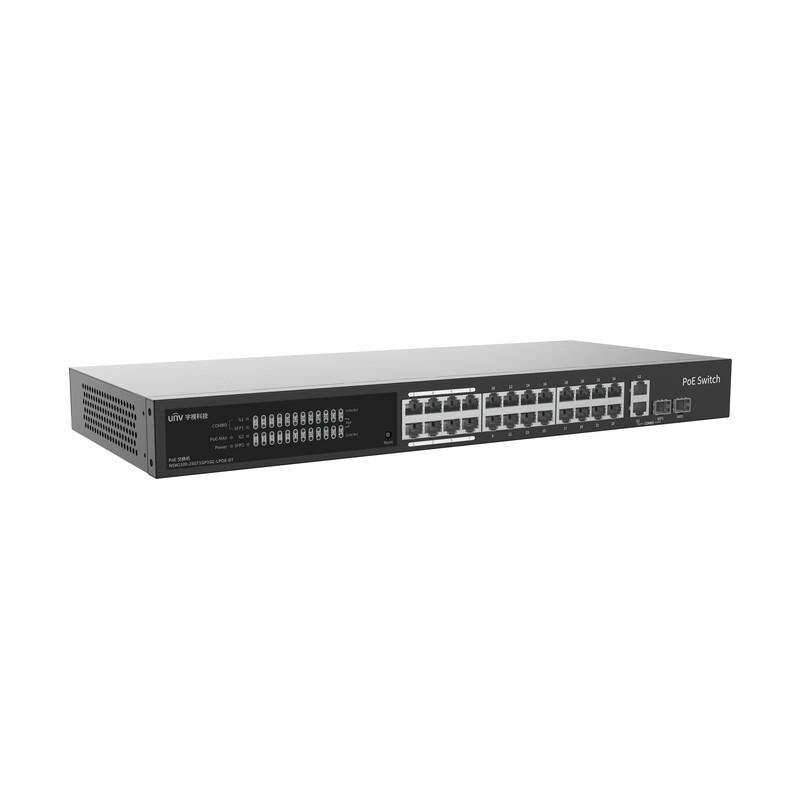 Uniview 24-Port Gigabit Lite Cloud Managed PoE Switch CN plug (adapter included)