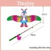 New Plastic Swallow Goldfish Children's Hand-held Wing Fluttering Cartoon Kite 35cm Dynamic Butterfly