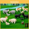 Realistic Resin Sheep Figurine Ideal For Fairy Garden Or Farm Scene Decoration