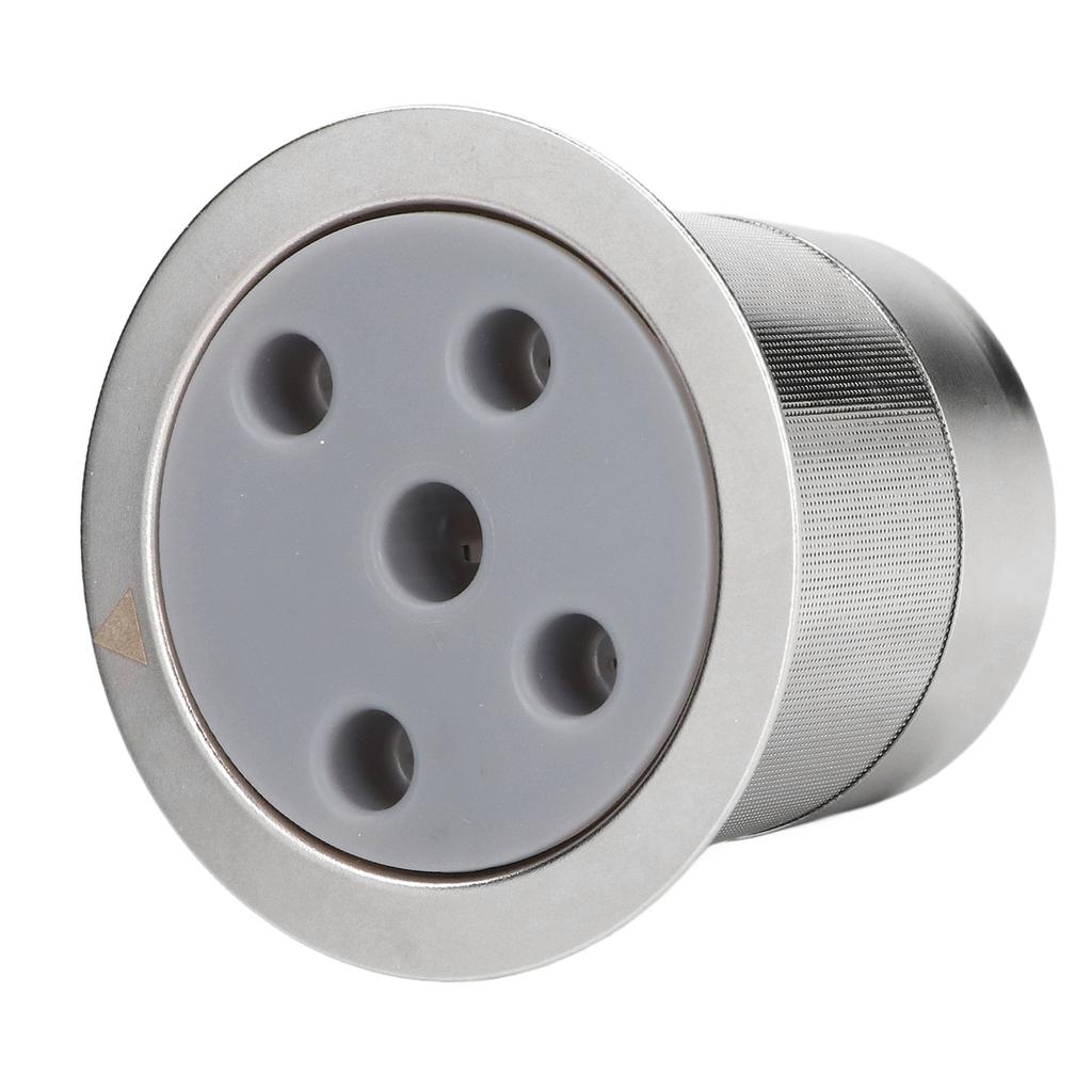 5 Hole Reusable Coffee Pod Filter Stainless Steel Refillable Coffee Powder Filter with Brush Spoon