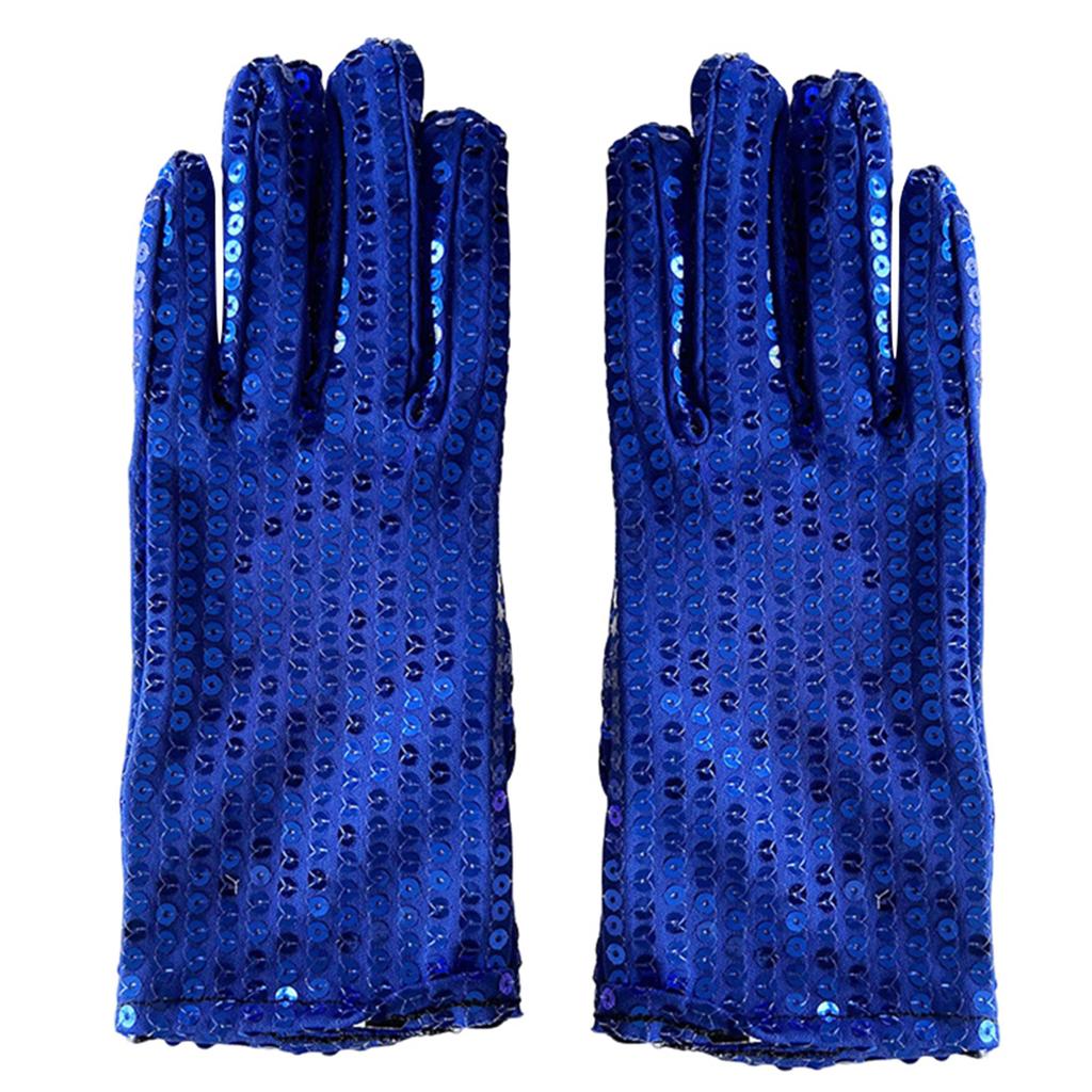 Short Sequin Gloves for Stage Women Party Gloves Short Gloves Evening Dance Party Dress Up Hand Gloves Festival Handwear