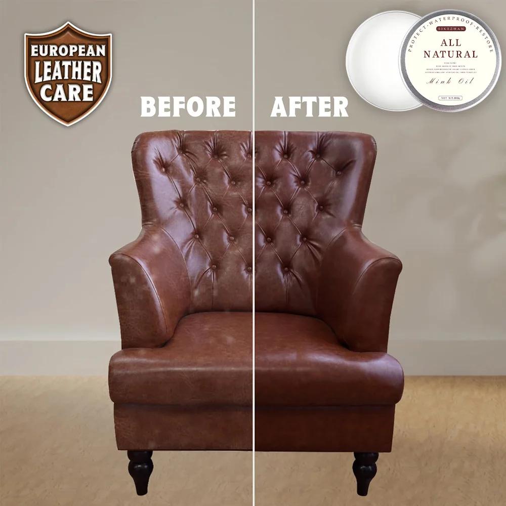 Крем на основе норкового масла для кожаной обуви сумок Уход за кожей Крем для ухода за кожей Мастерство по коже уход за кожей/пластиком/резиной