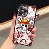 Anime One Pieces Soft Funda For iPhone 18 17 Pro 16 15 14 13 12 11 Pro Max Case 17 Plus 17E 16E 17Air Camera Protection Phone Cover