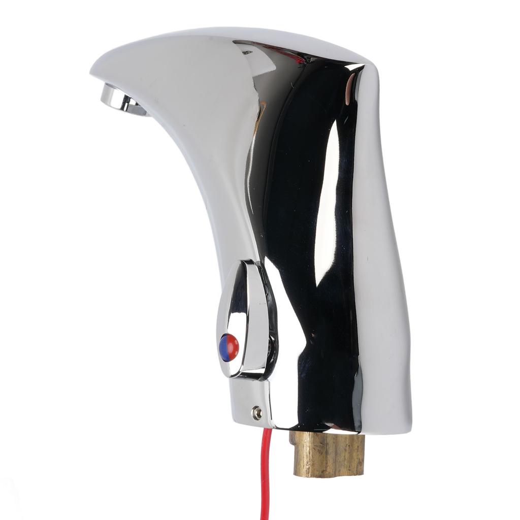 Touchless Bathroom Sink Faucet Copper Automatic Motion Sensor Smart Hot and Cold Mixer Tap for Home