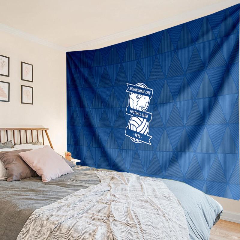 Birmingham Football Club Tapestry, Unique Design Tapestry, Wall Decor for Bedroom,Livingroom, Playroom,Heartwarming Fan Holiday Gifts