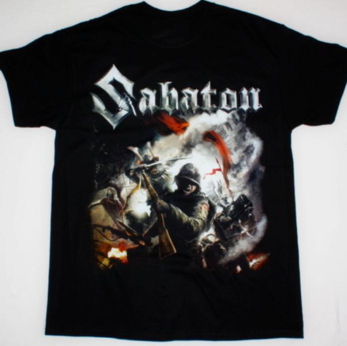 Sabaton Black T-Shirt Gift Holiday For Men Women Tee