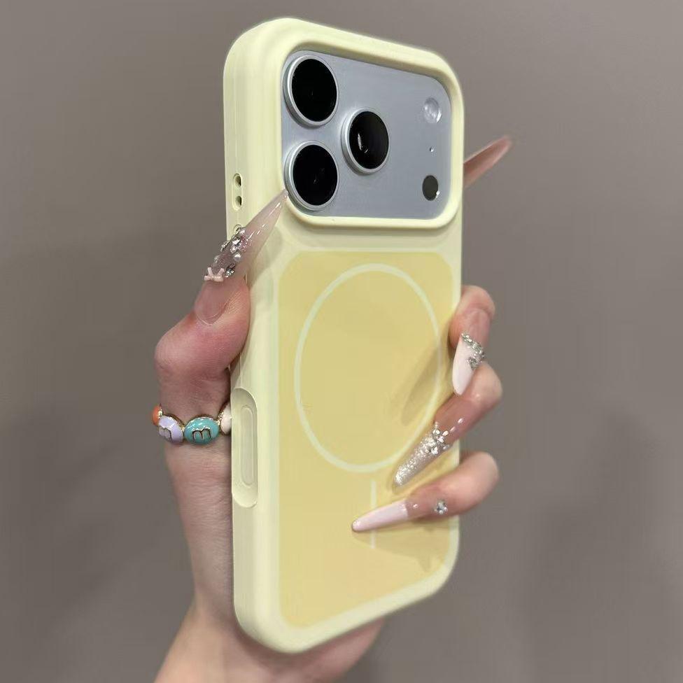 Чехол для iPhone 17 Pro Max Силиконовый Магнитный Чехол для Телефона Для iPhone 17 Pro Max 17Pro Для Magsafe Беспроводная Зарядка Чехол