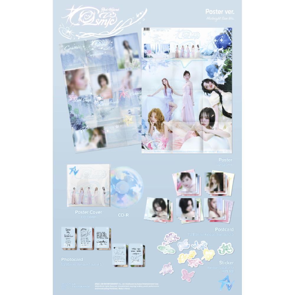 Red Velvet Космический постер к 10-летию альбома, вер.