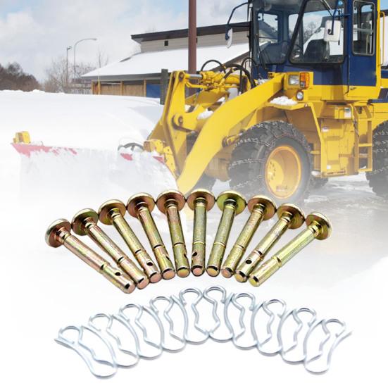 20 шт. комплект срезных штифтов высокой плотности, противоизгибающиеся металлические штифты, подходят для снегоочистителей, заменяют снегоочистители