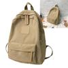Fashion Backpack Nylon High Capacity Woman Schoolbag for Travel Hiking College School Khaki