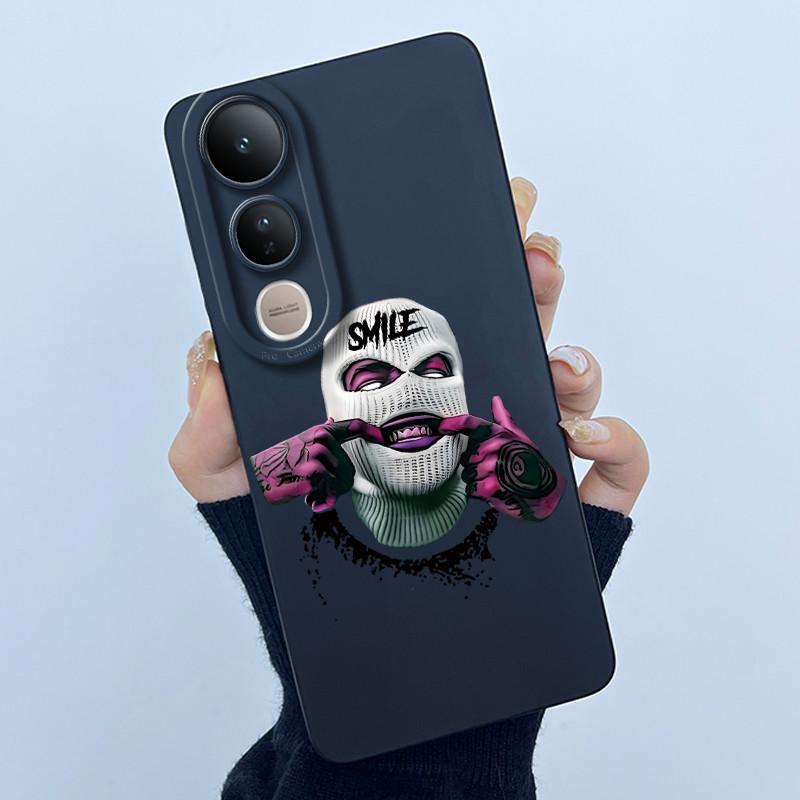 For Vivo V50 Lite Case Lovely Phone Shell Soft Liquid Silicone Back Cover For Vivo V 50 Lite Full Protection Shockproof Bumper