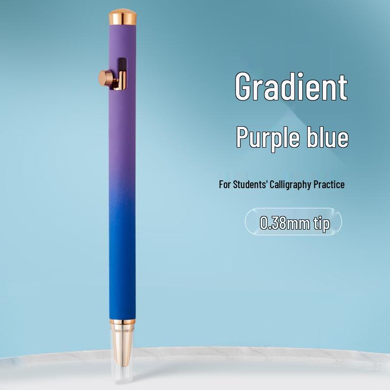 Сменная чернильная картриджная перьевая ручка - Двойное использование для студентов и каллиграфии, Высокий внешний вид, Градиентный цвет