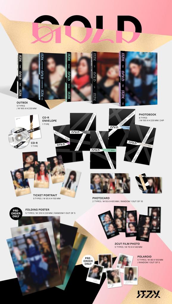 ITZY [GOLD] (DIGIPACK VER.) (Korean Edition)