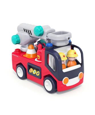 Hola Toys - Много звуков Пожарная машина, которая ездит сама - для возраста 1,5 года и старше - TYHOLE9998