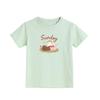 Girls' Fashion Print Short-Sleeve T-shirt - Casual Summer Style Top for Children