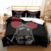 Japanese Samurai Bedding Set Soft Duvet Cover Set Men Teen Bedroom Single Double King Size Duvet Cover Pillowcase Boy Gift