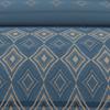Duvet Cover Set In 57 Thread Count Cotton 260x240 Cm ETHNO Blue, by Soleil D'ocre