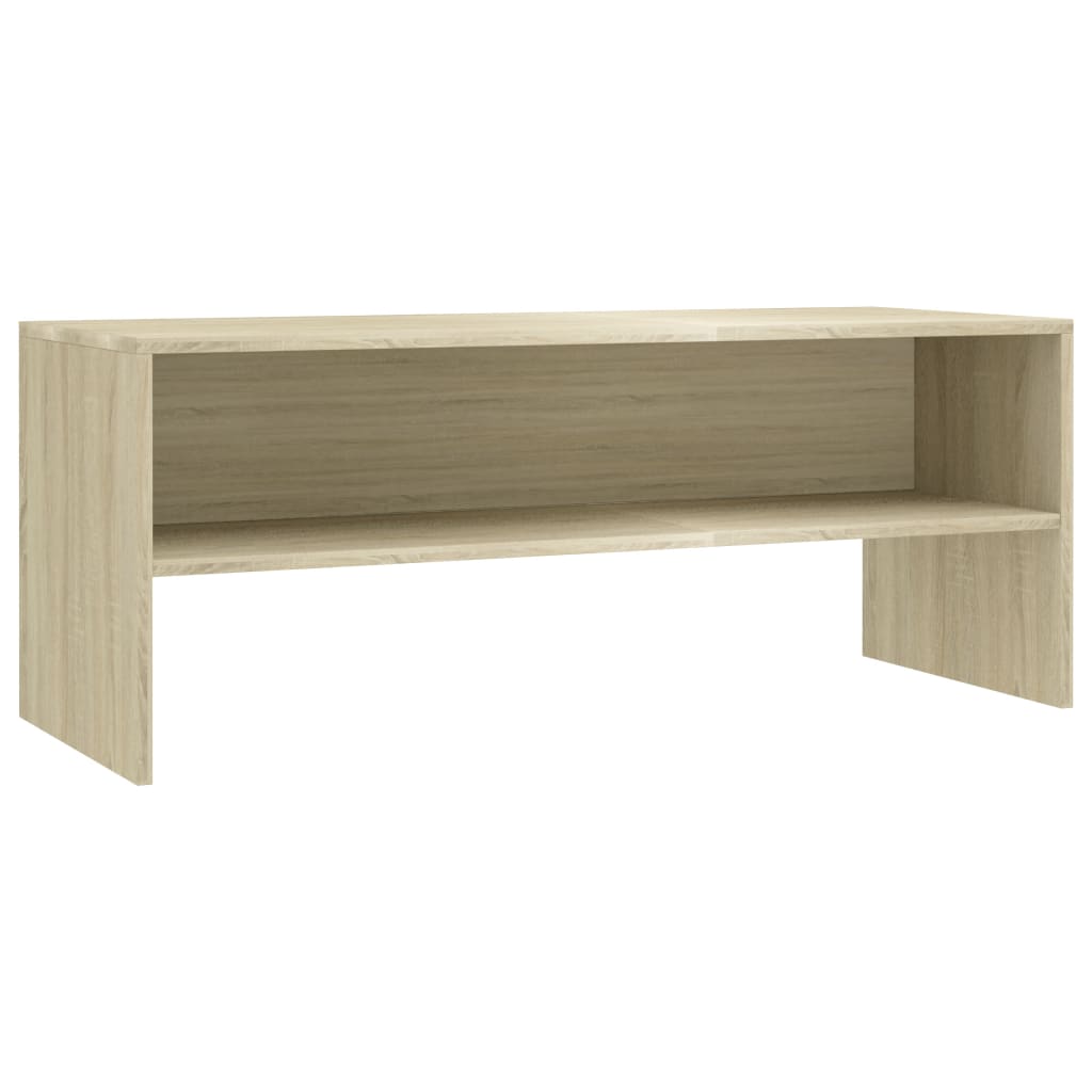 TV Cabinet in Sonoma Oak 100 x 40 x 40 cm Particleboard