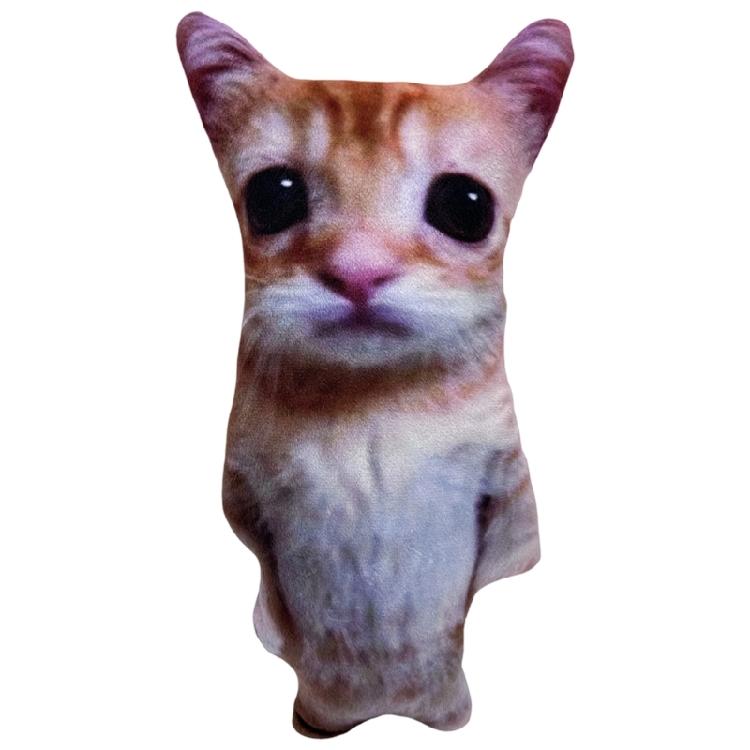 Животные Плюшевая Подушка-Плед Кошачьи Мягкая Игрушка El Gato Животные Плюшевые для Расслабления и Игр Мягкие Игрушки Кукла