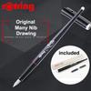 Немецкая перьевая ручка Rotring Original Art EF/F/M/1.5/1.9/2.3мм Практика Письма Ручка Аксессуары Почерк Деловые Подарки