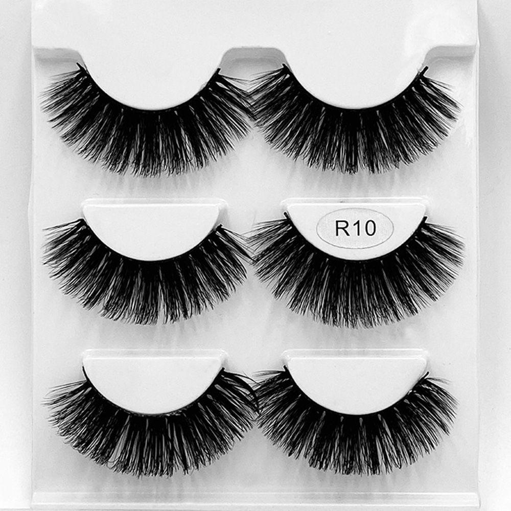 Eye Extension Long Natural Dramatic 100% Cruelty free False Eyelashes 3D Mink Lashes 20mm Fluffy