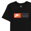 Nike Sportswear Alphabet Printing Athleisure Casual Sports Short Sleeve Black Men's 943781-010