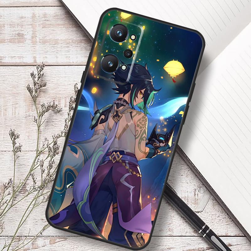 Чехол Xiao Genshin Impact для Realme GT 7 Pro 6 5 GT 6T C67 C61 C55 C53 C51 C21Y C25S C75 10 11 12 13 14 Pro Plus