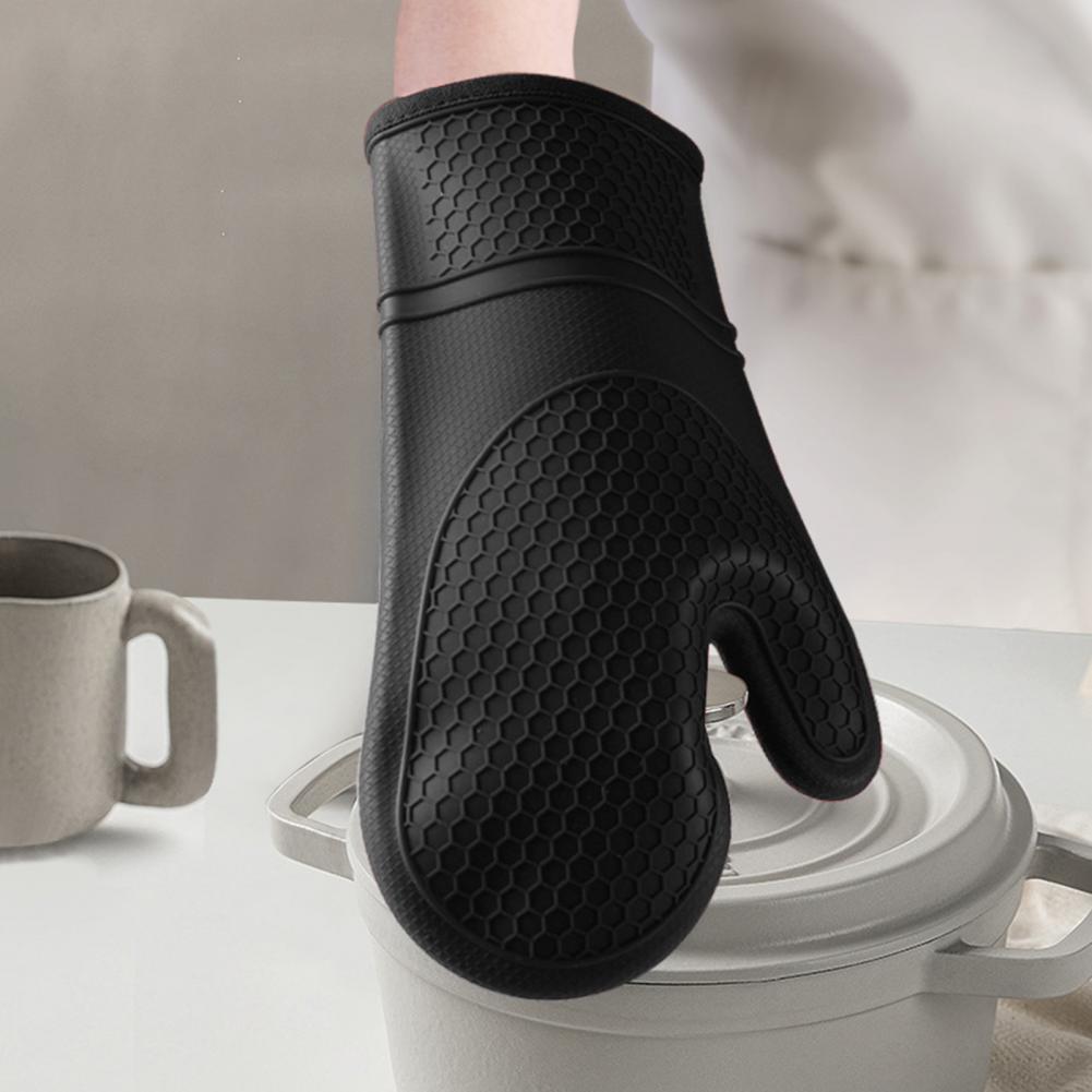 Силиконовые прихватки и прихватки для кастрюль, набор термостойких изоляционных перчаток, кухонная утварь для приготовления пищи, выпечки, барбекю