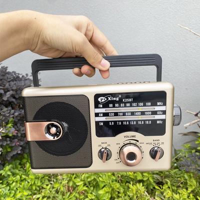Классический ретро радиоприемник портативный USB перезаряжаемый AM FM радио на солнечной энергии