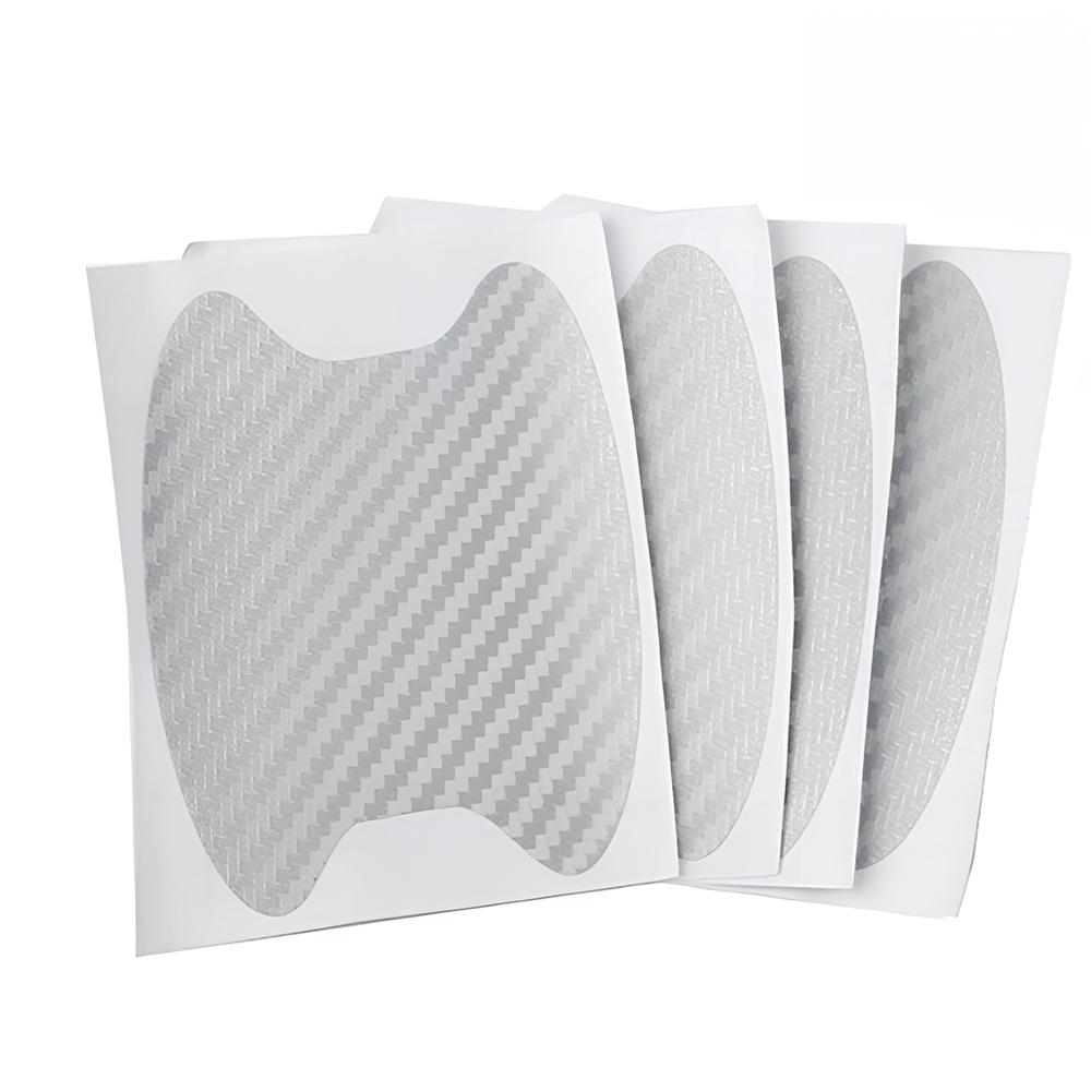 4 шт./компл. наклейка на дверь автомобиля устойчивая к царапинам крышка авто ручка защитная пленка внешний аксессуар