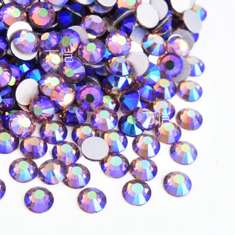 Стразы для дизайна ногтей, хрустальные стеклянные аксессуары, сделай сам, дрель с плоским дном, чехол для мобильного телефона, разноцветные, аксессуары Guomao A, аксессуары