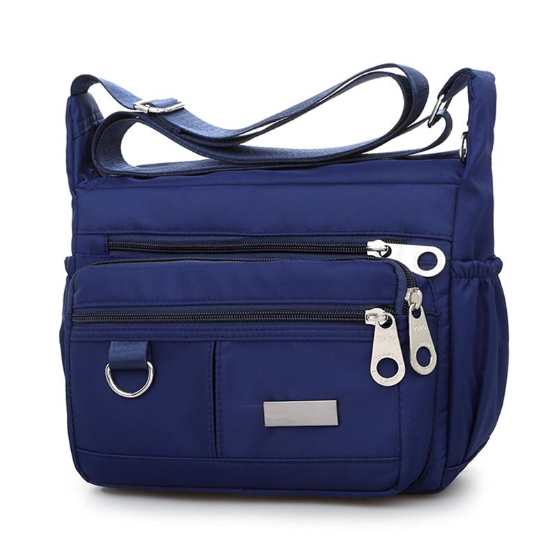 Повседневные нейлоновые водонепроницаемые сумки через плечо на молнии, женские сумки Оксфорд, парусиновые сумки через плечо, кошельки, сумки Bolso Mujer