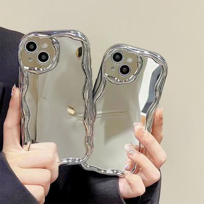 Гальванизированный зеркальный чехол для телефона для IPhone17 Promax, все включено для защиты объектива от падений для Apple 16, зеркало для макияжа