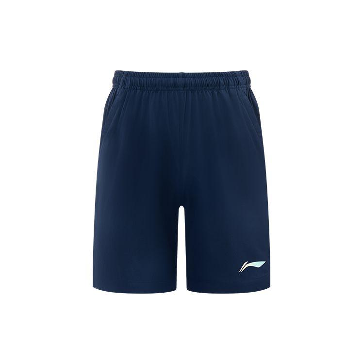 Li Ning Feather Series Breathable Sports Quick-Dry Straight-Leg Shorts Men Shorts Blue AAPT061-3