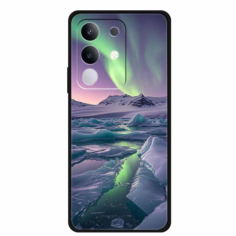 For vivo T4x Cover Silicone TPU Phone Case Funda for vivo T4x 5G V2437 Black Back Bumper Soft Protector Cartoon Anime Cute Capa