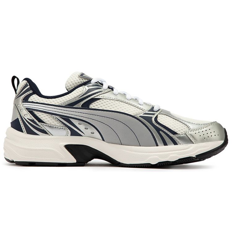 Puma Кроссовки Milenio White Silver Unisex Whisper-White 380510-05