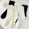 Хорошие носки для теленка (1 пара) ins Летние повседневные женские модные носки для женщин хлопковые носки чистого сплошного цвета универсальные новые корейские