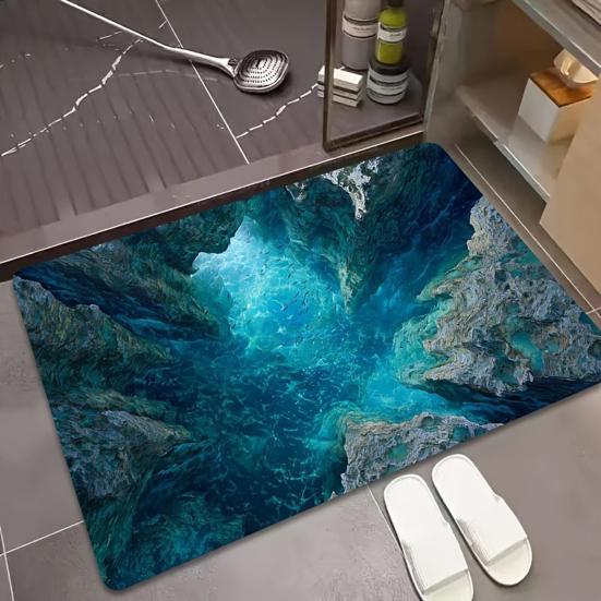 3D Ковер с оптической иллюзией Дизайн без дна Нескользящий Коврик для прихожей Ванной Лестницы Игровой Комнаты Гостиной
