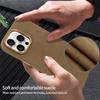 Premium Leather Magnetic Attraction Case For iPhone 15 16 17 Pro Max Air High-end Suede Metal Buttons Camera Protection Cover