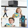 UHD 4K AI Live Streaming Camera with Dual Mics & Remote Control for Vertical Screens