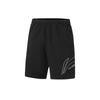 Li Ning Sports Lifestyle Series Fitness Running Training Loose Breathable Quick-Dry Five-Point Casual Shorts Unisex Shorts Black YKSU105-1
