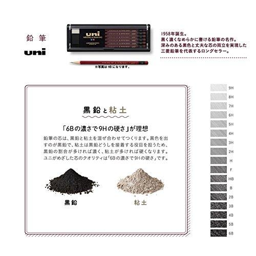 Uni Mitsubishi Pencil HB 1 дюжина UHB