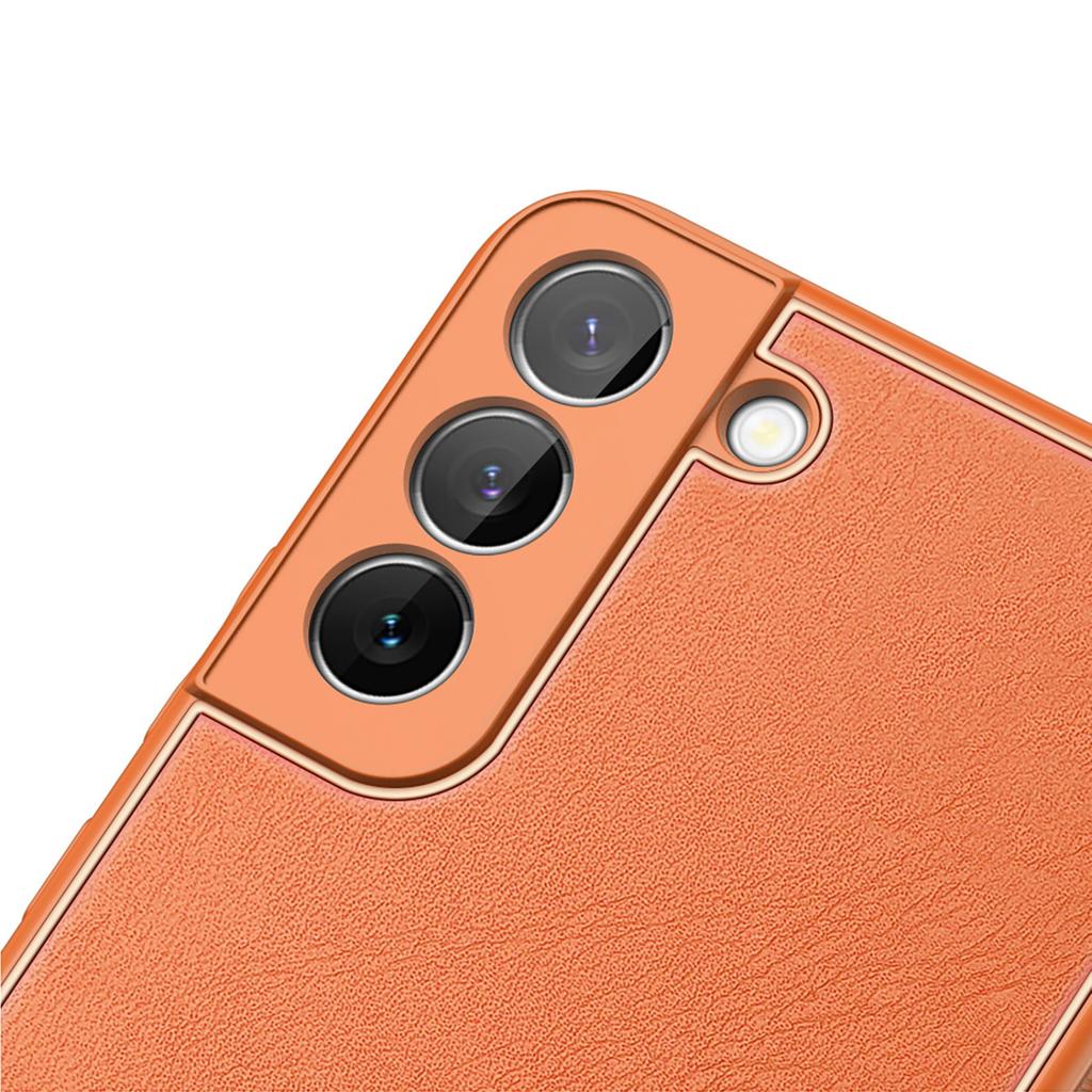 Dux Ducis Yolo Eco-Leather Samsung S22+ Case - Orange